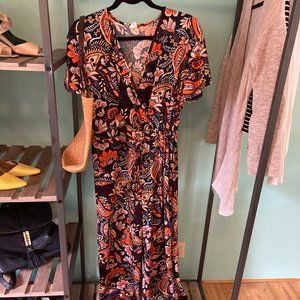 Paisley Knit Jumpsuit